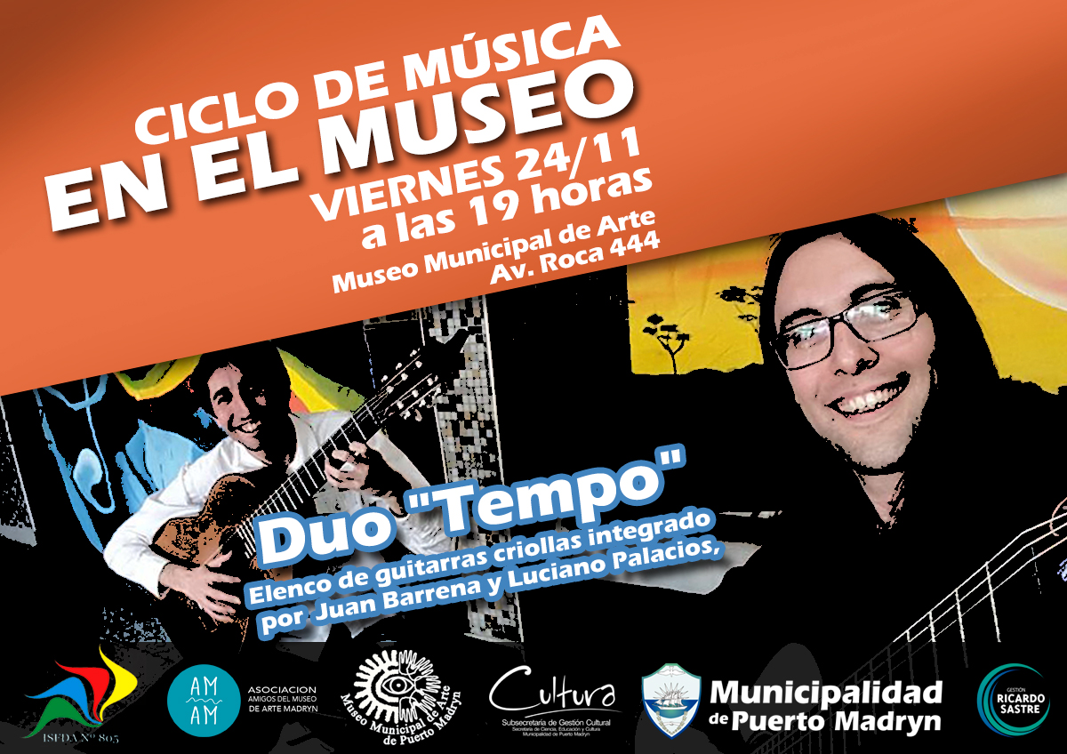 EL DÚO TEMPO SE PRESENTARÁ EN EL CICLO “MÚSICA EN EL MUSEO” 