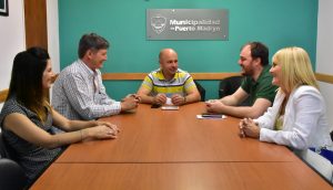 SASTRE RECIBIÓ A LAS NUEVAS AUTORIDADES DE LA UNIVERSIDAD NACIONAL DE LA PATAGONIA SAN JUAN BOSCO
