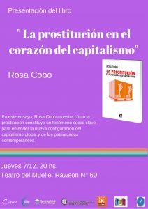 INVITAN A LA PRESENTACIÓN DEL LIBRO “LA PROSTITUCIÓN EN EL CORAZÓN DEL CAPITALISMO”