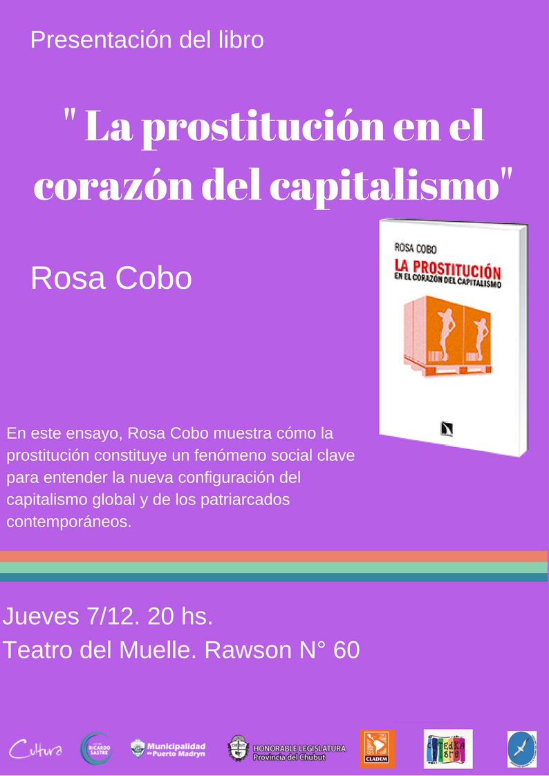 INVITAN A LA PRESENTACIÓN DEL LIBRO “LA PROSTITUCIÓN EN EL CORAZÓN DEL CAPITALISMO”