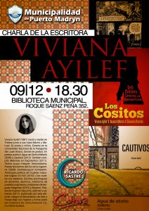 CHARLA DE LA ESCRITORA TRELEWENSE VIVIANA AYILEF EN LA BIBLIOTECA MUNICIPAL