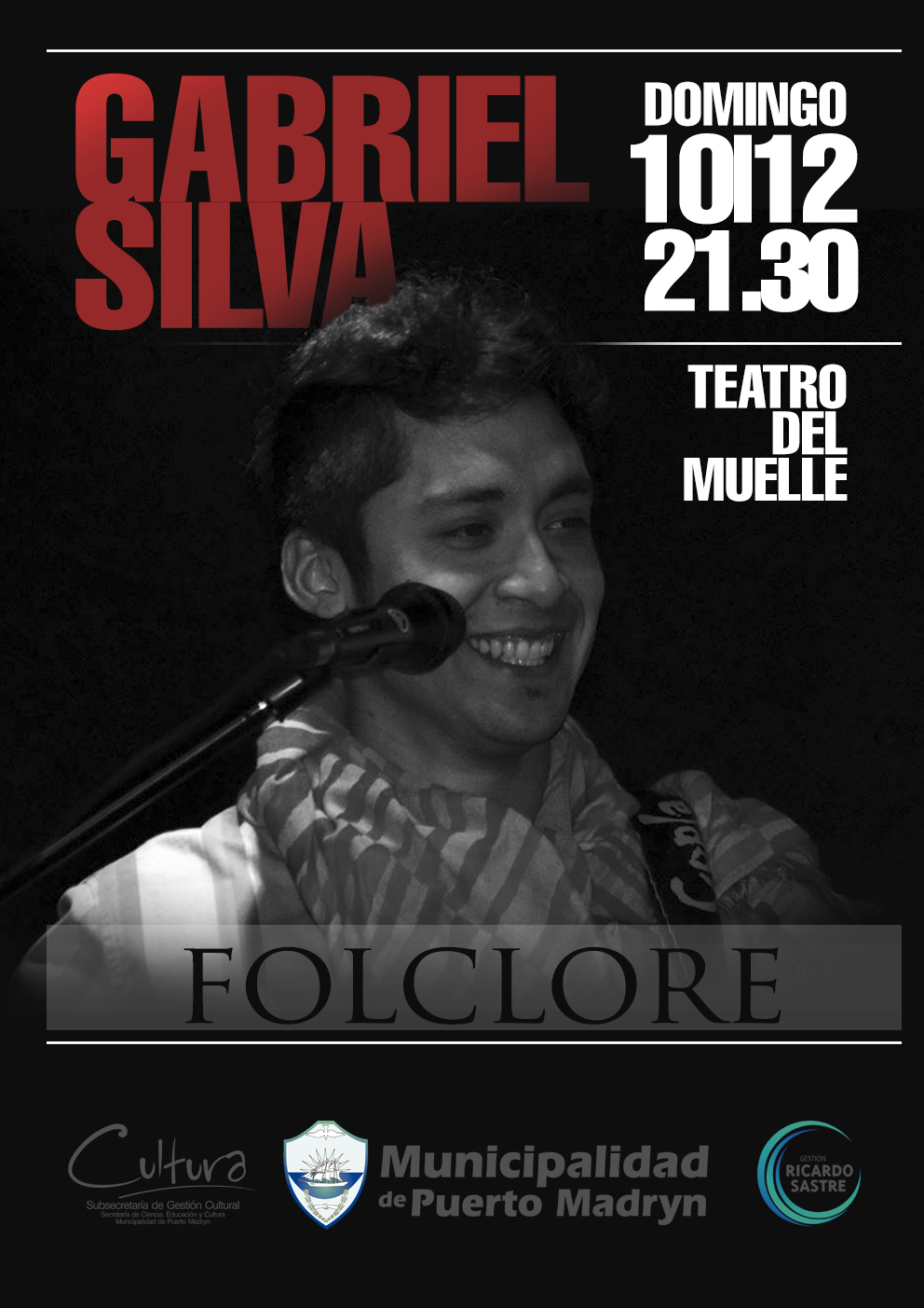 RECITAL DE GABRIEL SILVA EN EL TEATRO DEL MUELLE