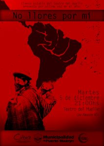 ÚLTIMA FUNCIÓN DEL AÑO DE LA OBRA “NO LLORES POR MÍ”
