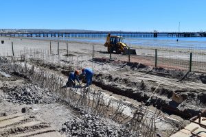 SASTRE DESTACÓ LA “GRAN CANTIDAD DE OBRAS EN EJECUCIÓN” EN MADRYN