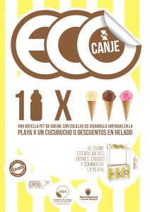 CONTINÚA EL ECOCANJE EN LAS PLAYAS DE MADRYN
