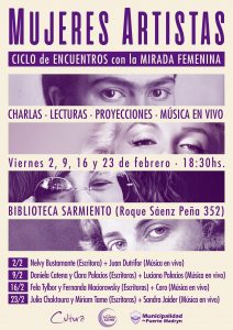 EN FEBRERO COMIENZA EL CICLO “MUJERES ARTISTAS” 
