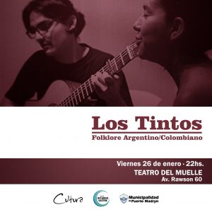 EL DÚO “LOS TINTOS” SE PRESENTARÁ EN EL TEATRO DEL MUELLE