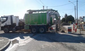 AVANZAN LOS TRABAJOS DE CLOACAS EN BARRIOS HISTÓRICOS DE LA CIUDAD