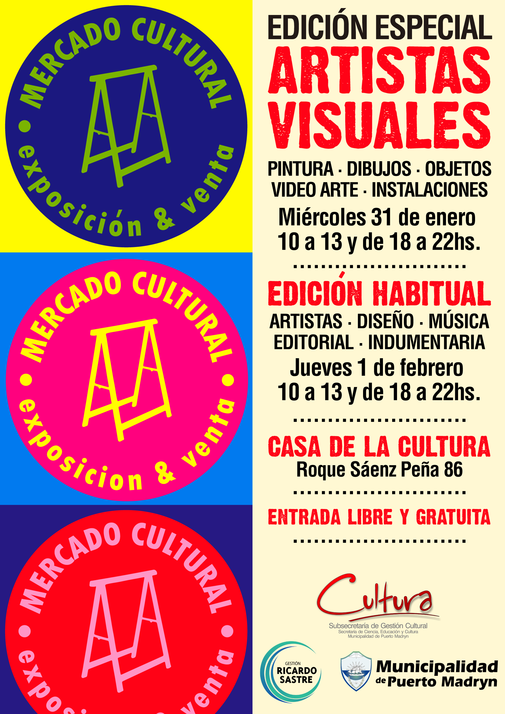 DOS NUEVAS EDICIONES DEL “MERCADO CULTURAL”