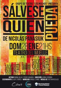 LA OBRA “SÁLVESE QUIEN PUEDA” SE PRESENTARÁ EN EL TEATRO DEL MUELLE