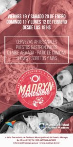 MÁS PROPUESTAS GRATUITAS EN LA MÁS LINDA: LLEGA MADRYN COMESTIBLE, UN PASEO DE SABORES
