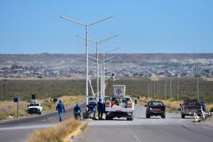SASTRE VALORÓ EL TRABAJO CONJUNTO CON SERVICOOP PARA ILUMINAR EL INGRESO A SOLANA