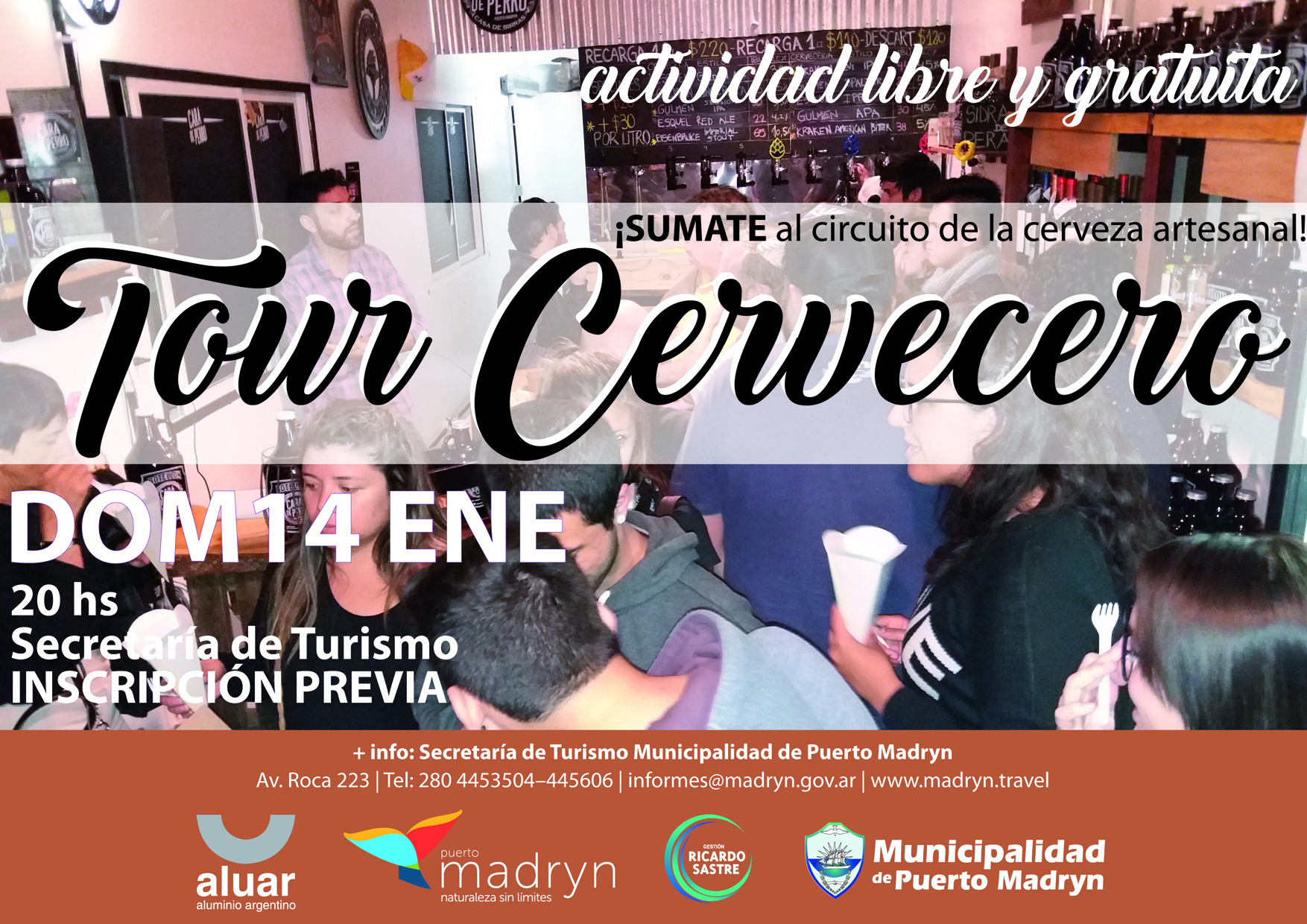 VERANO 2018: HABRÁ CIRCUITOS TURÍSTICOS GRATUITOS