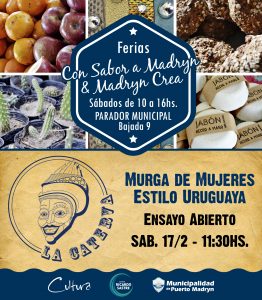 SE VIENEN DOS NUEVAS EDICIONES ESPECIALES DE LAS FERIAS “CON SABOR A MADRYN Y MADRYN CREA”