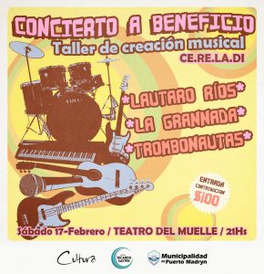 CONCIERTO A BENEFICIO DEL TALLER MUSICAL CE.RE.LA.DI