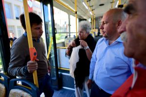 CON LA PRESENTACIÓN DE UNA NUEVA UNIDAD, SASTRE DESTACÓ “EL CAMBIO SIGNIFICATIVO DEL TRANSPORTE URBANO EN LA CIUDAD”