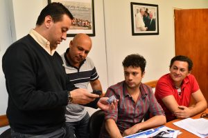 SASTRE CON REPRESENTANTES DEL MINISTERIO DE TRANSPORTE DE LA NACIÓN