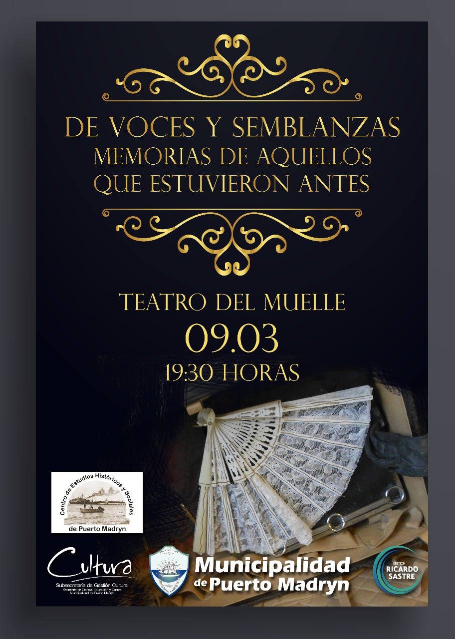 LA OBRA “DE VOCES Y SEMBLANZAS. MEMORIAS DE AQUELLOS QUE ESTUVIERON ANTES” SE PRESENTARÁ EN EL TEATRO DEL MUELLE