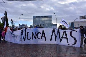 MADRYN CONMEMORÓ EL 42° ANIVERSARIO DEL GOLPE CÍVICO MILITAR EN EL PASEO DE LA MEMORIA