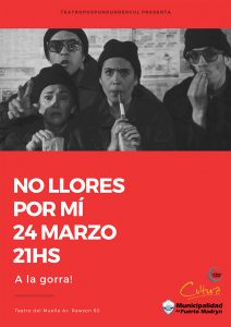 NUEVA FUNCIÓN DE “NO LLORES POR MÍ”