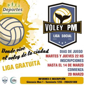 VUELVE LA LIGA SOCIAL DE VÓLEY
