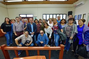 SASTRE RECIBIÓ A VECINALISTAS DE CARA AL CONGRESO NACIONAL