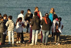 LOS CHICOS DE MADRYN RECIBEN A LAS BALLENAS 2018