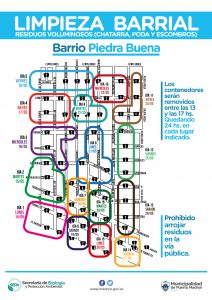 COMIENZA LA RECOLECCIÓN DE RESIDUOS VOLUMINOSOS EN EL BARRIO PIEDRA BUENA 