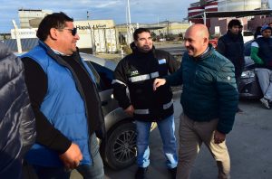 SASTRE Y SALA INAUGURARON EL CENTRO DE CONTRATACIONES EN EL STORNI