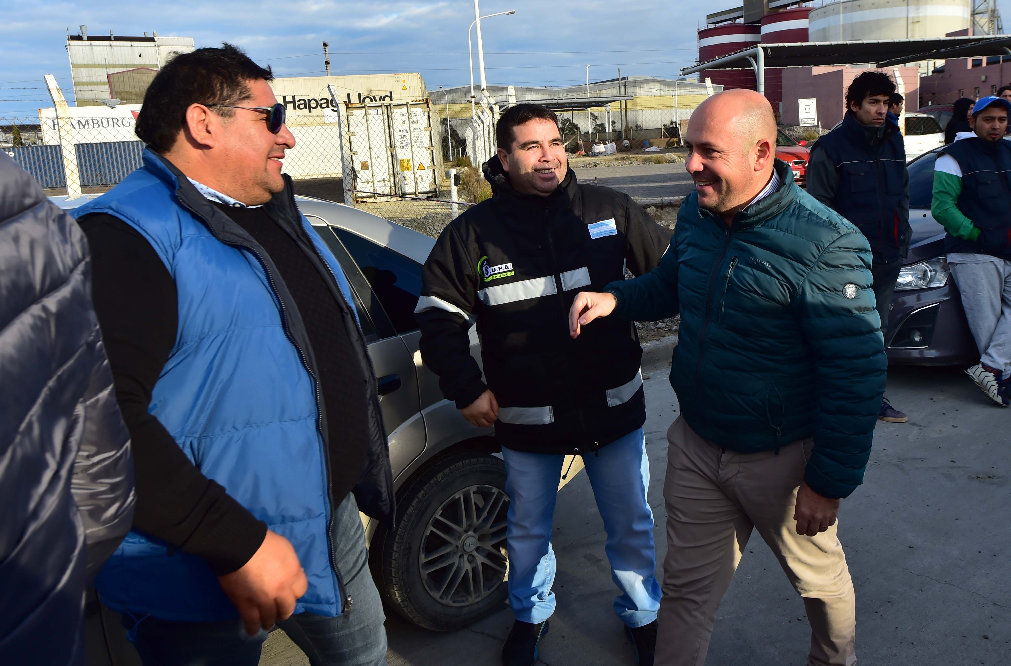 SASTRE Y SALA INAUGURARON EL CENTRO DE CONTRATACIONES EN EL STORNI