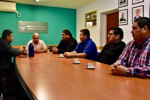 SASTRE RECIBIÓ A REPRESENTANTES DEL SUPA