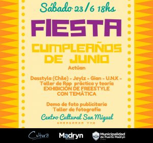 HABRÁ FIESTA EN EL CENTRO CULTURAL SAN MIGUEL 