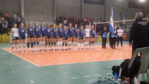 ENCUENTRO ENTRE LAS SELECCIONES DE VÓLEY FEMENINO DE ARGENTINA Y BRASIL A ESTADIO COLMADO 