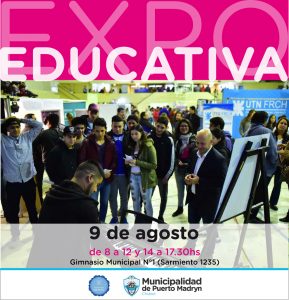LA EXPO EDUCATIVA SE REALIZARÁ EL 9 DE AGOSTO 