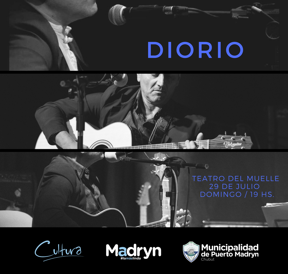 ROLO DIORIO SE PRESENTARÁ EN EL TEATRO DEL MUELLE