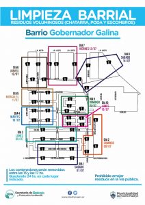 CAMPAÑA DE RECOLECCIÓN DE RESIDUOS VOLUMINOSOS EN EL BARRIO GALINA