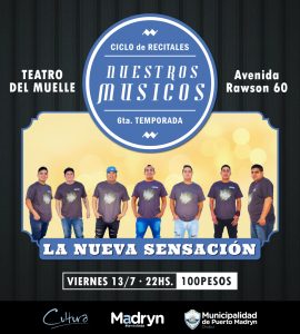 LA NUEVA SENSACIÓN EN EL CICLO “NUESTROS MÚSICOS”