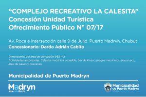 ACLARACIÓN DEL MUNICIPIO SOBRE EL ESPACIO PÚBLICO DE “LA CALESITA”