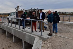 SASTRE RECORRIÓ OBRAS DE INFRAESTRUCTURA EN LA CIUDAD