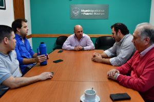 RICARDO SASTRE CON LA BANCARIA DE TRELEW