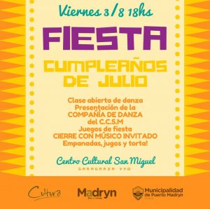 FIESTA EN EL CENTRO CULTURAL SAN MIGUEL