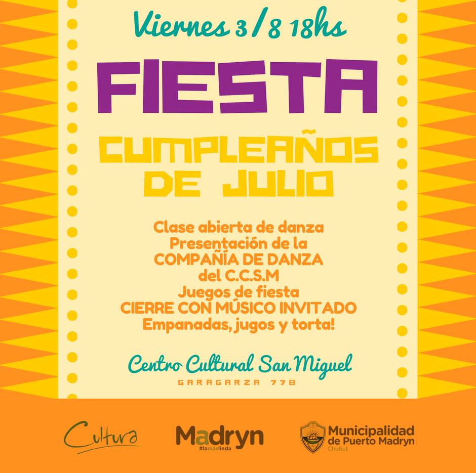 FIESTA EN EL CENTRO CULTURAL SAN MIGUEL