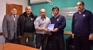 EL INTENDENTE RECIBIÓ A JORGE FRÍAS EN EL MUNICIPIO