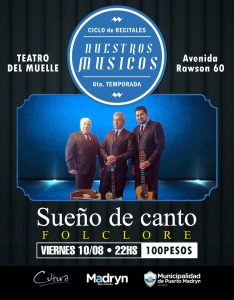 VIERNES DE FOLCLORE EN EL CICLO “NUESTROS MÚSICOS” 