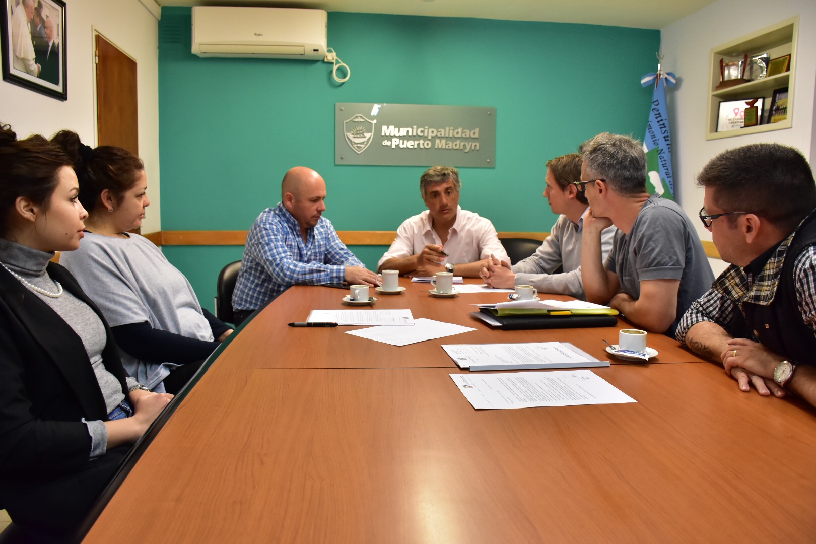 SASTRE CON LA NUEVA COMISIÓN DEL COLEGIO DE ARQUITECTOS DE LA CIUDAD