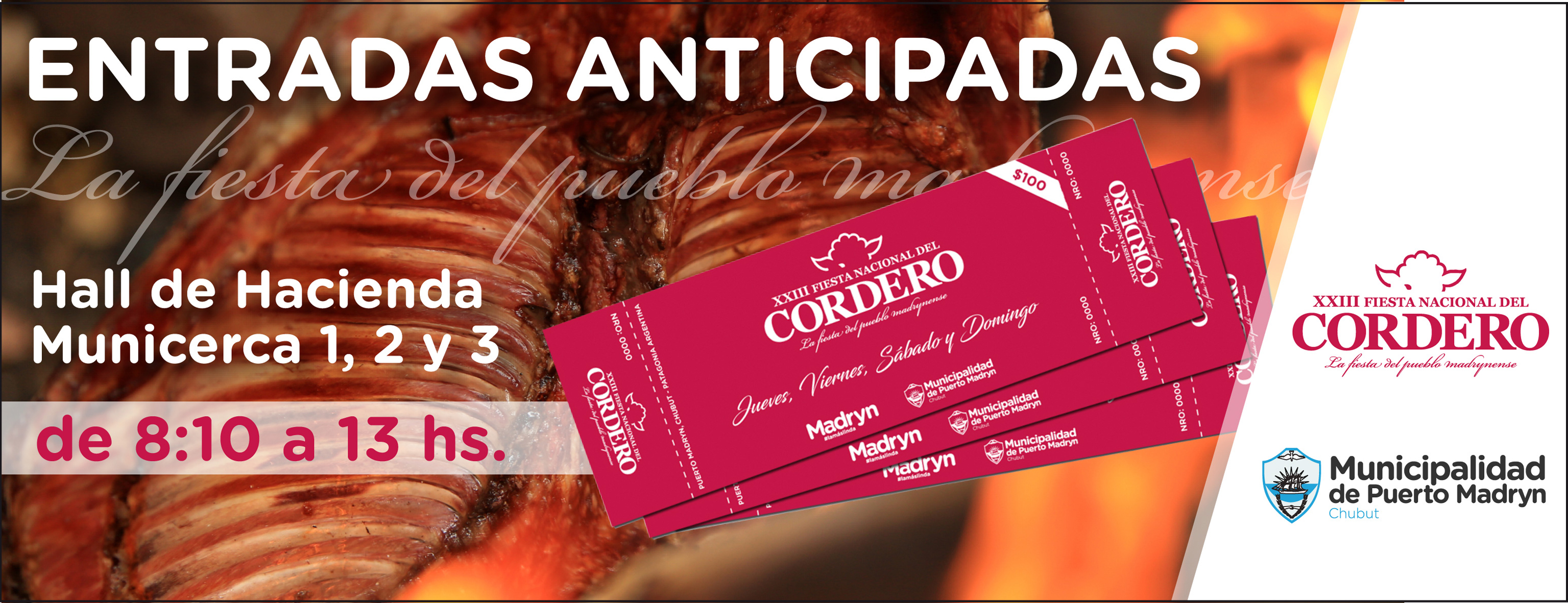 MAÑANA COMIENZA LA VENTA DE ENTRADAS PARA LA FIESTA NACIONAL DEL CORDERO 