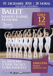INVITAN A LA GALA DEL BALLET INFANTO JUVENIL MUNICIPAL