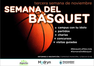 PUERTO MADRYN VIVIRÁ LA SEMANA DEL BÁSQUET