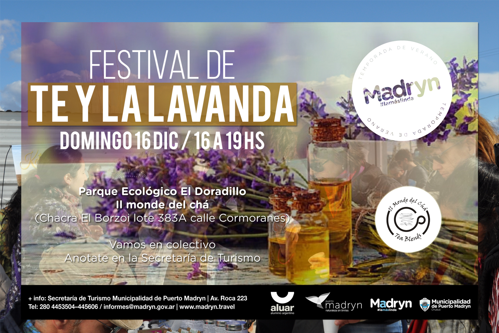 VERANO 2019: EL FESTIVAL DEL TÉ Y LA LAVANDA SE SUMA A LAS ACTIVIDADES POR EL INICIO DE LA TEMPORADA