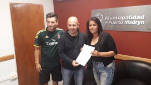 SASTRE CON AUTORIDADES DE LA LIGA DE FÚTBOL AMATEUR DEL GOLFO